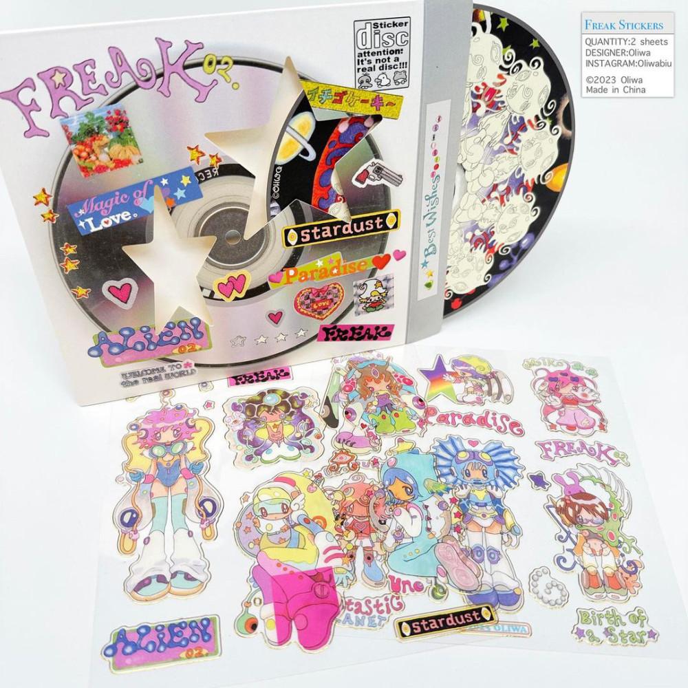 [ Oliwa ] FREAK.02 CD 스티커 엽서 세트