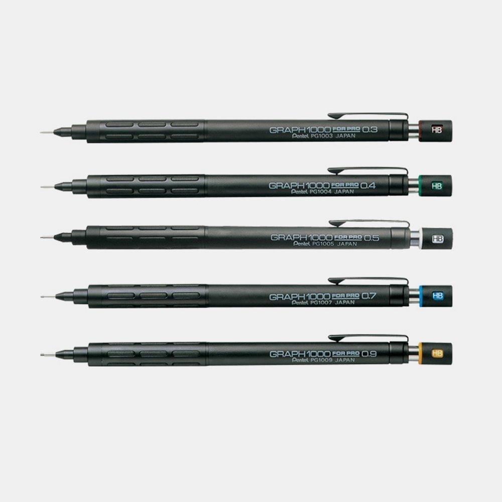 펜텔 그래프 1000 샤프 0.3 0.4 0.5 0.7 0.9mm