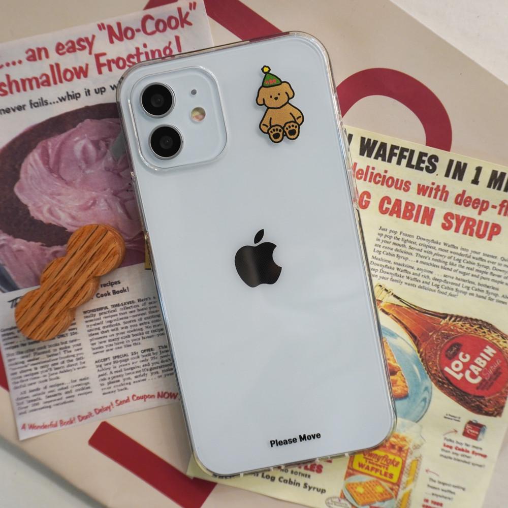 빼꼼 초코 퍼피 젤리 폰케이스