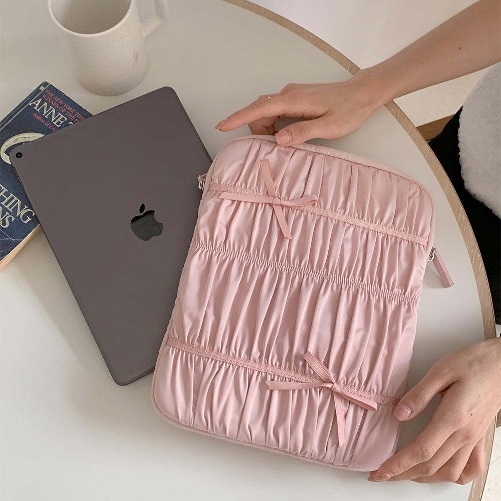 Shirring Ribbon Ipad Pouch(11inch)_HC2436PC001M