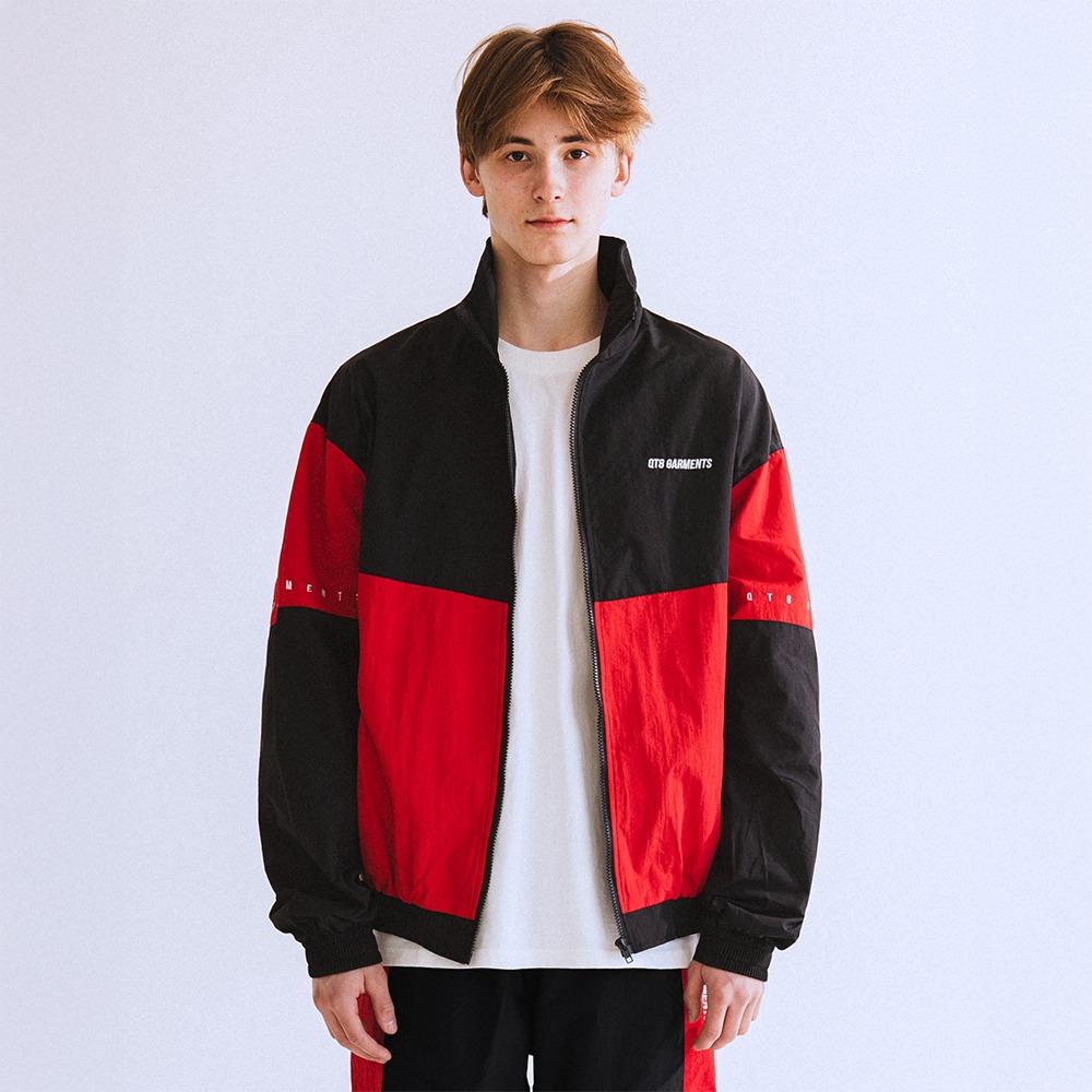 OC Old Track Jacket (Black/Red)