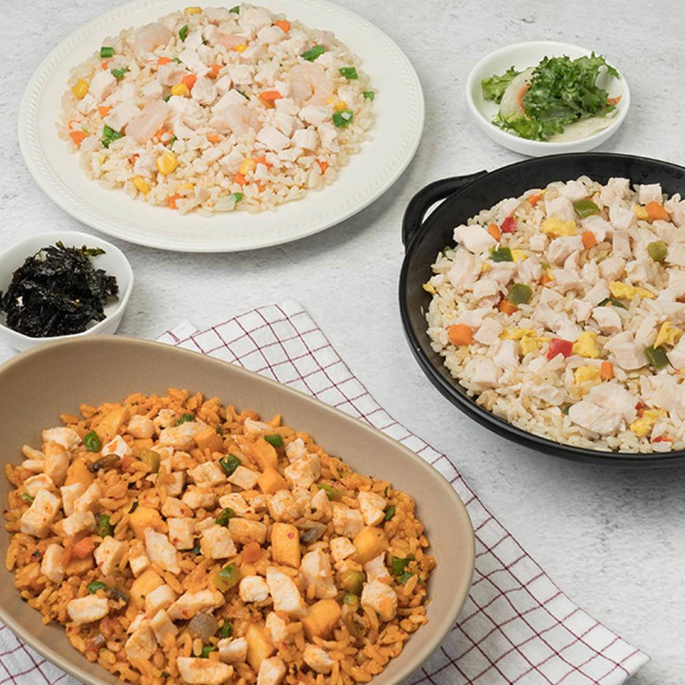 [단백질 식단] 로칼 닭가슴살 볶음밥 도시락 골라담기