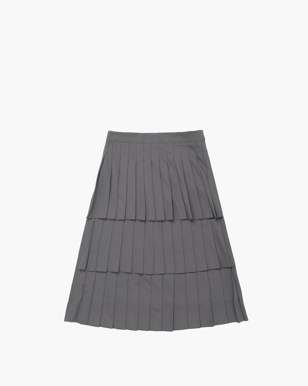 OG PLEASTS SKIRT (GRAY)