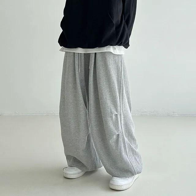 [unisex] 컬리 벌룬 스트링 팬츠 (2color)