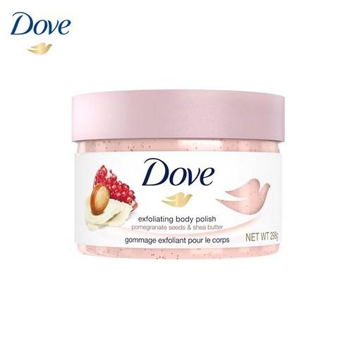 DOVE 크리미 바디 스크럽 석류 & 시어버터, 298g, 1개 - 바디스크럽 | 쿠팡