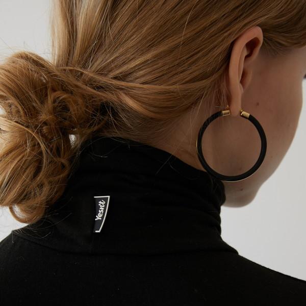 9차 Reorder] Cozy-fuzzy turtleneck t-shirts ; black