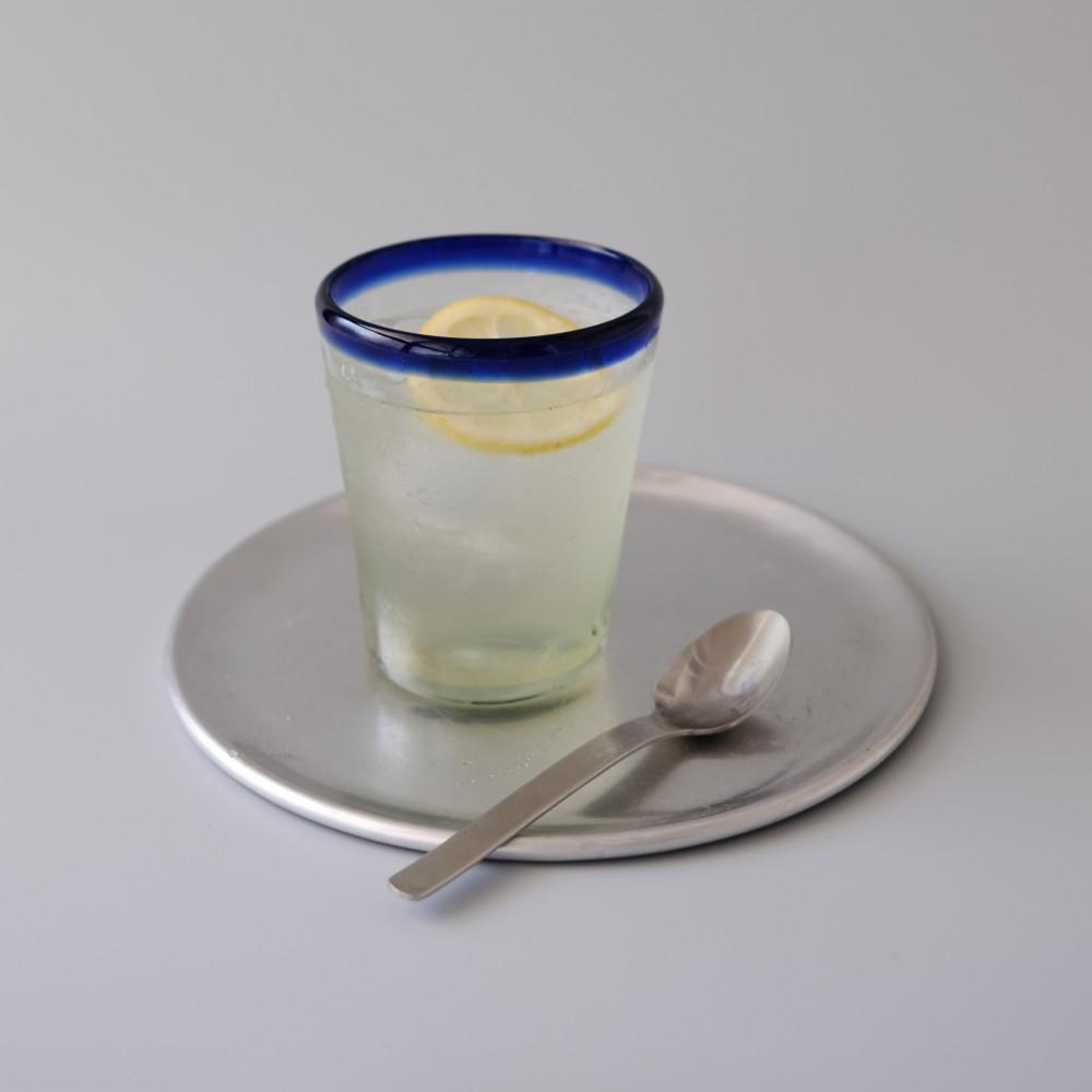 Mexico Recycle Cone Rock Glass 멕시코 리사이클 록글라스 블루