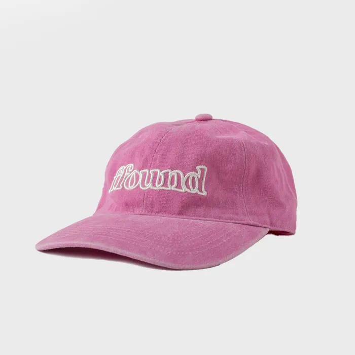 FFOUND2 VINTAGE STONE WASHED BALL CAP - PINK