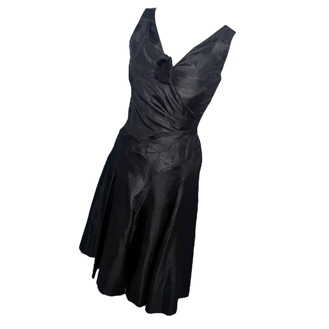 Black Draped Dress | 후루츠패밀리