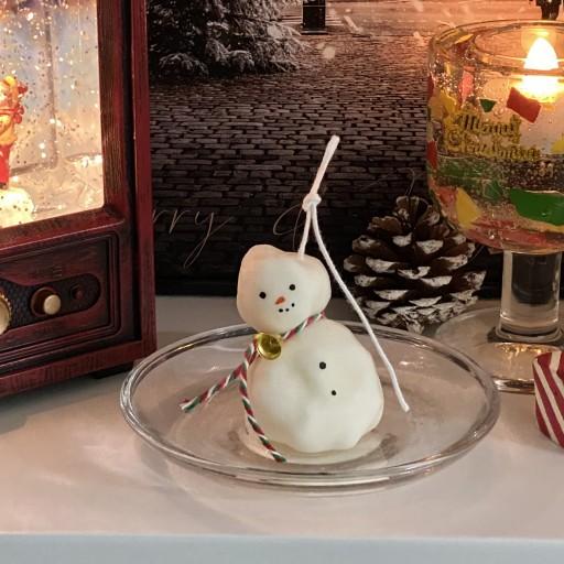 내가 만든 못난이 눈사람 크리스마스 캔들