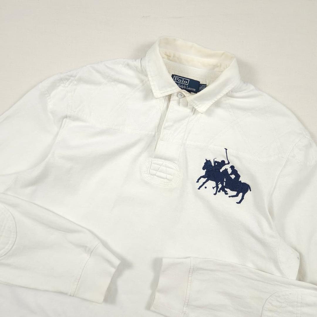 2XL(110) 폴로랄프로렌 빅포니 럭비티 화이트 | 후루츠패밀리
