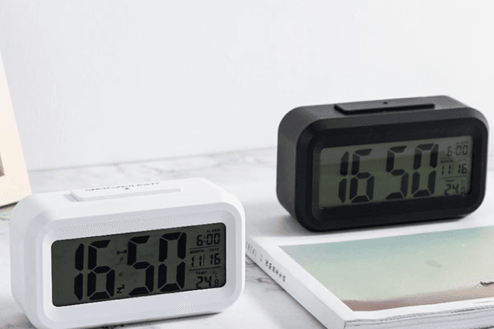 무소음 디지털 탁상시계 알람시계