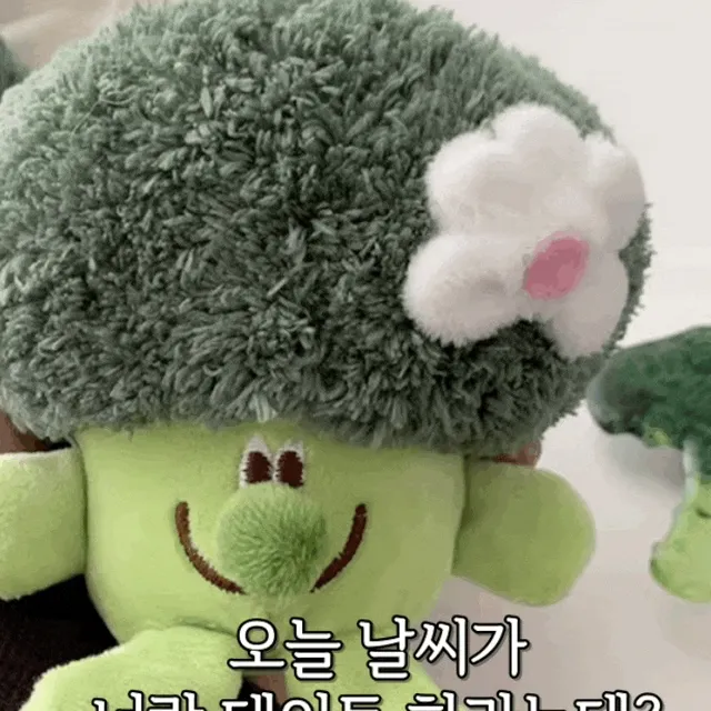 🥦2가지스타일🥦브로콜리 키링 고리 음식 야채 채소 캐릭터 피규어 팰트 귀여운 인형 열쇠고리 키홀더 가방 고리