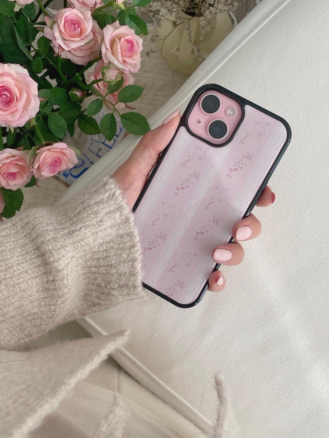 레이스 플라워 에폭시 꽃 케이스 아이폰 갤럭시
