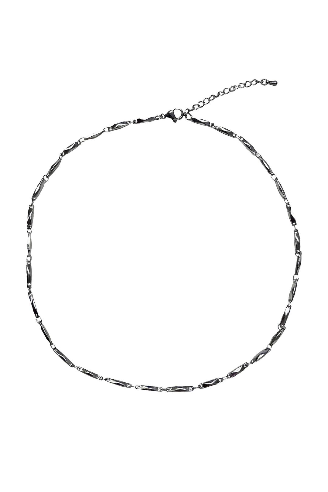 Slim square necklace