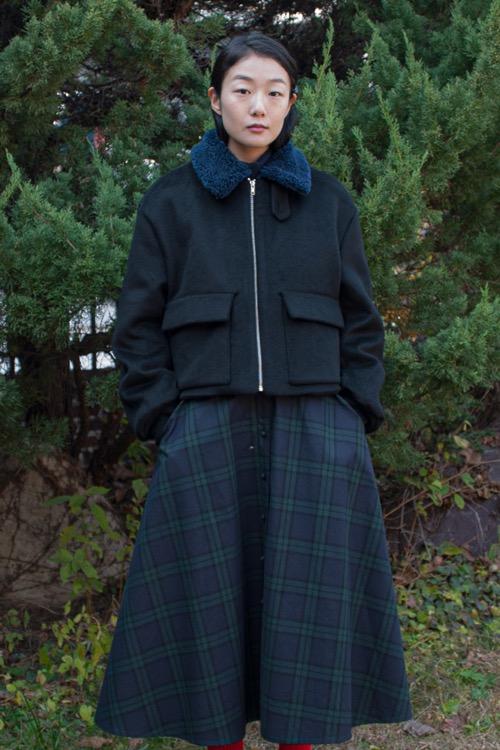 Wool cropped jumper