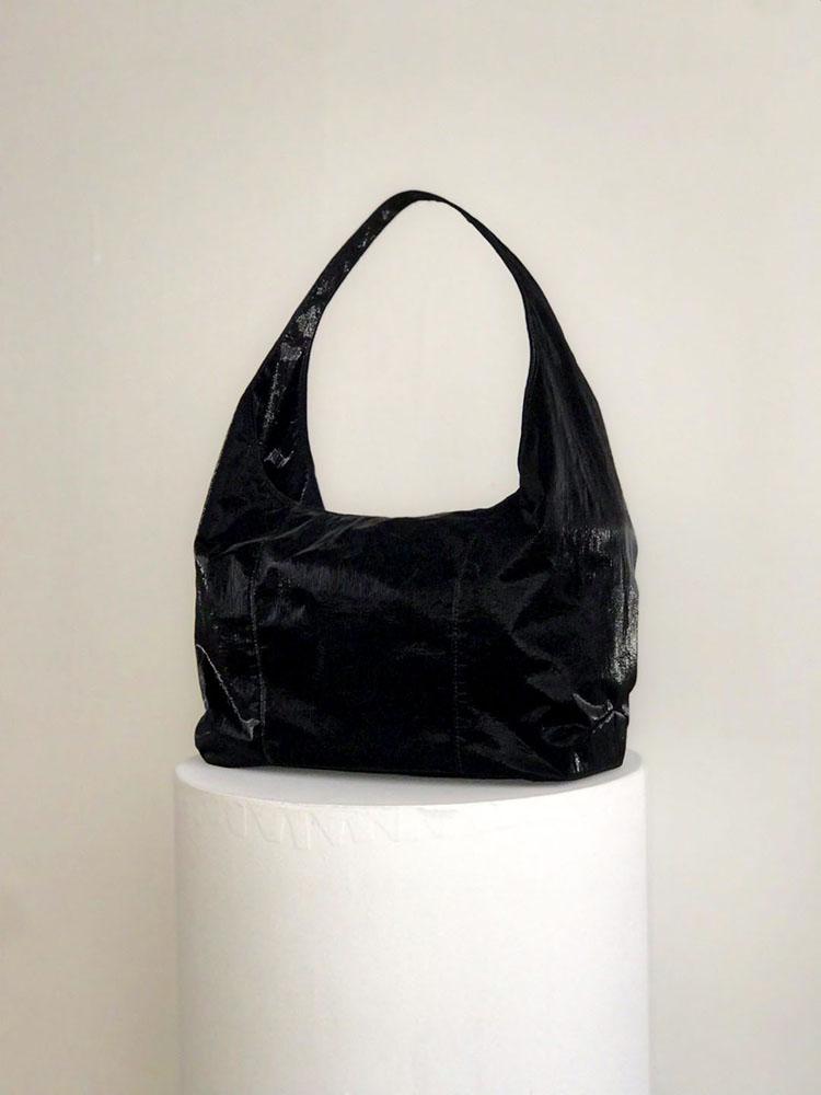 [유어즈] 글로시 숄더백 파우치 호보백 보부상가방 쇼퍼 여성 보부상백