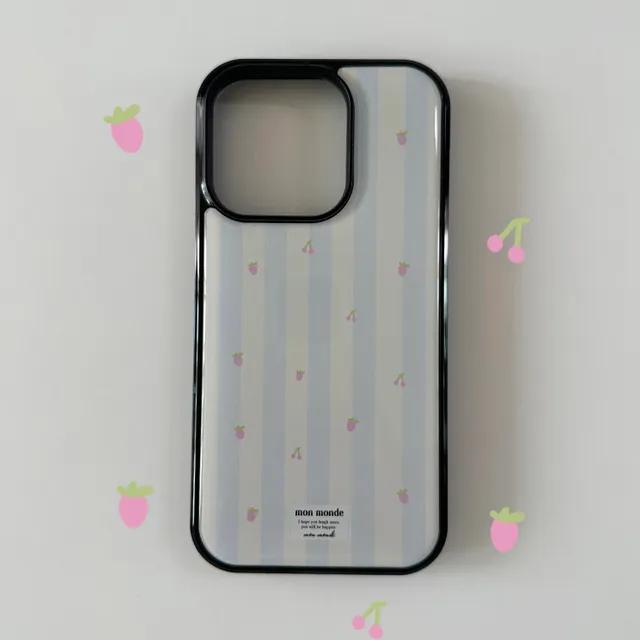 sweet stripe phone case