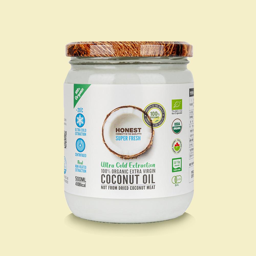 어니스트 유기농 엑스트라버진 저탄고지 코코넛오일 500ml [원산지:태국]