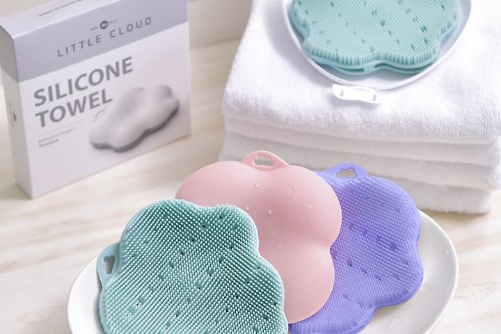 실리콘 구름 세안 샤워 타월