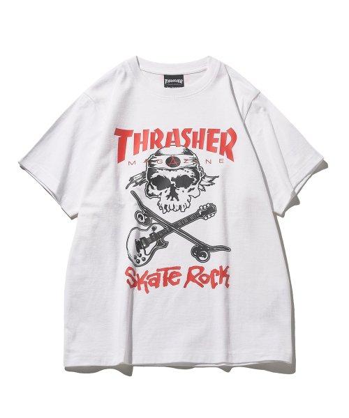 트레셔(THRASHER)  우먼스 스컬 그래픽 티셔츠 화이트 - 사이즈 & 후기 | 무신사