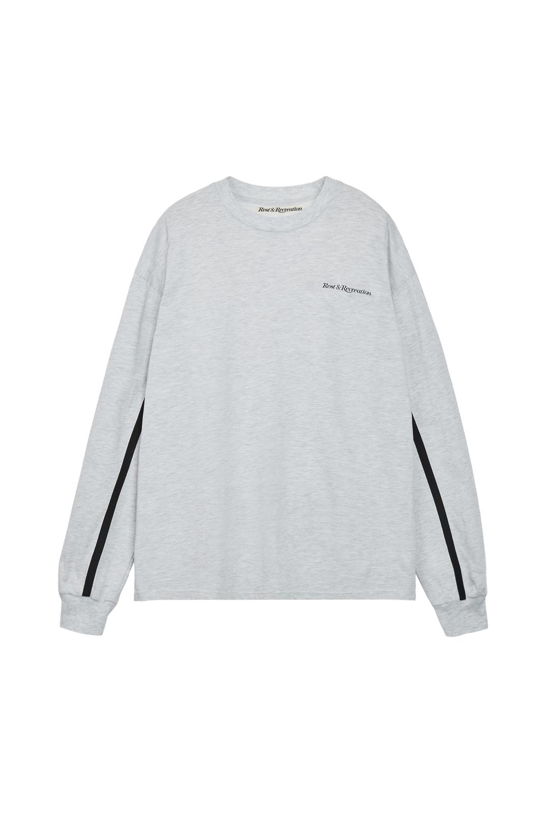 TAPE COLORATION LONG SLEEVE - LIGHT GREY