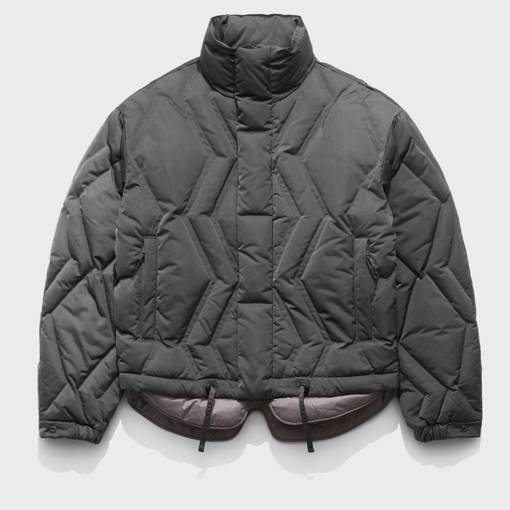 LAYERED DIAMOND DOWN JUMPER / D.BEIGE