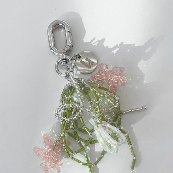 피오니 비즈 키링