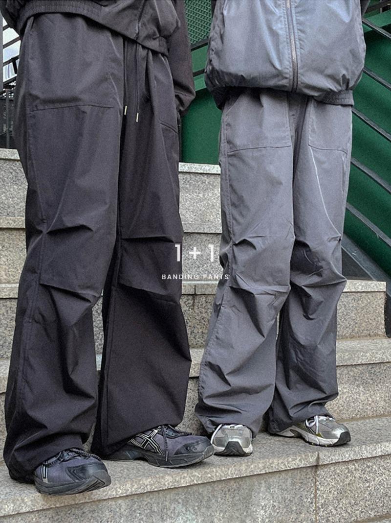 [1+1] 로드 W.B 파라슈트 밴딩팬츠