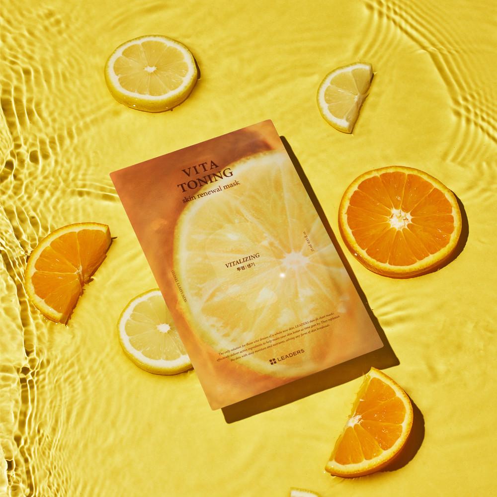 [10매] 리더스 비타 토닝 스킨 리뉴얼 마스크 25ml