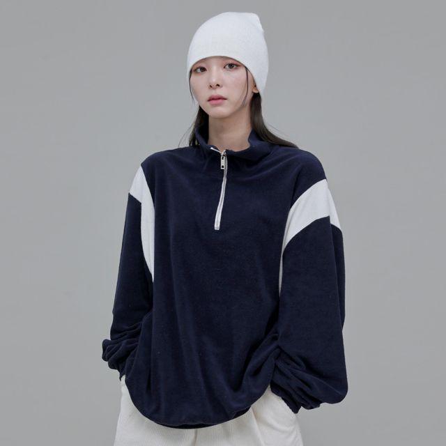 바시티 반집업맨투맨