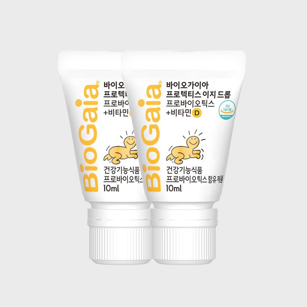 프로텍티스 이지 드롭 프로바이오틱스 + 비타민 D 10ml 2개