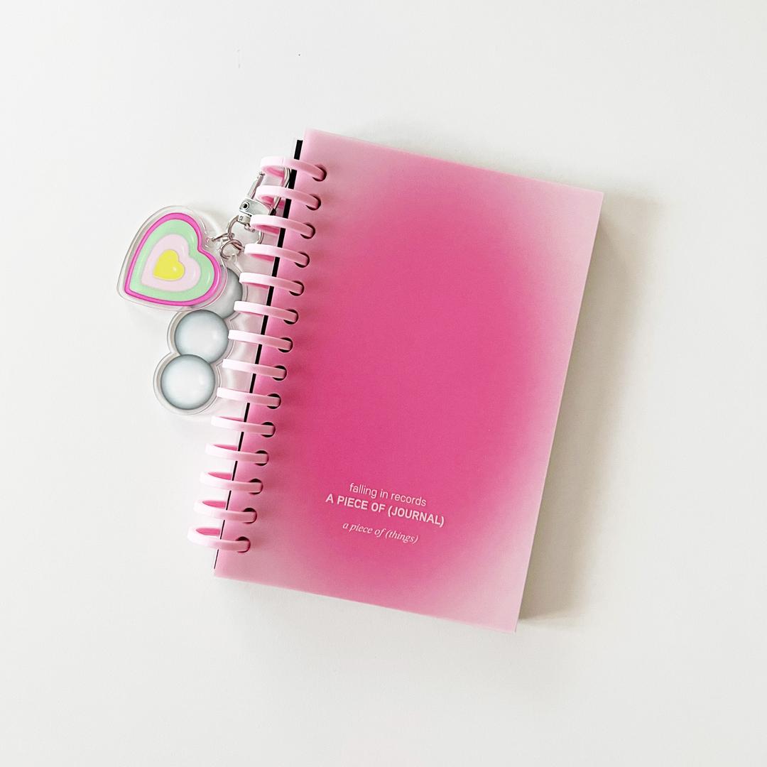 a piece of (journal) - 루즈링 노트 핑크