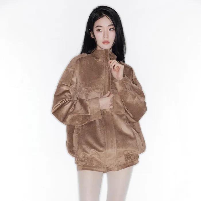 MINI HEART SUEDE JUMPER_TT6S001CO