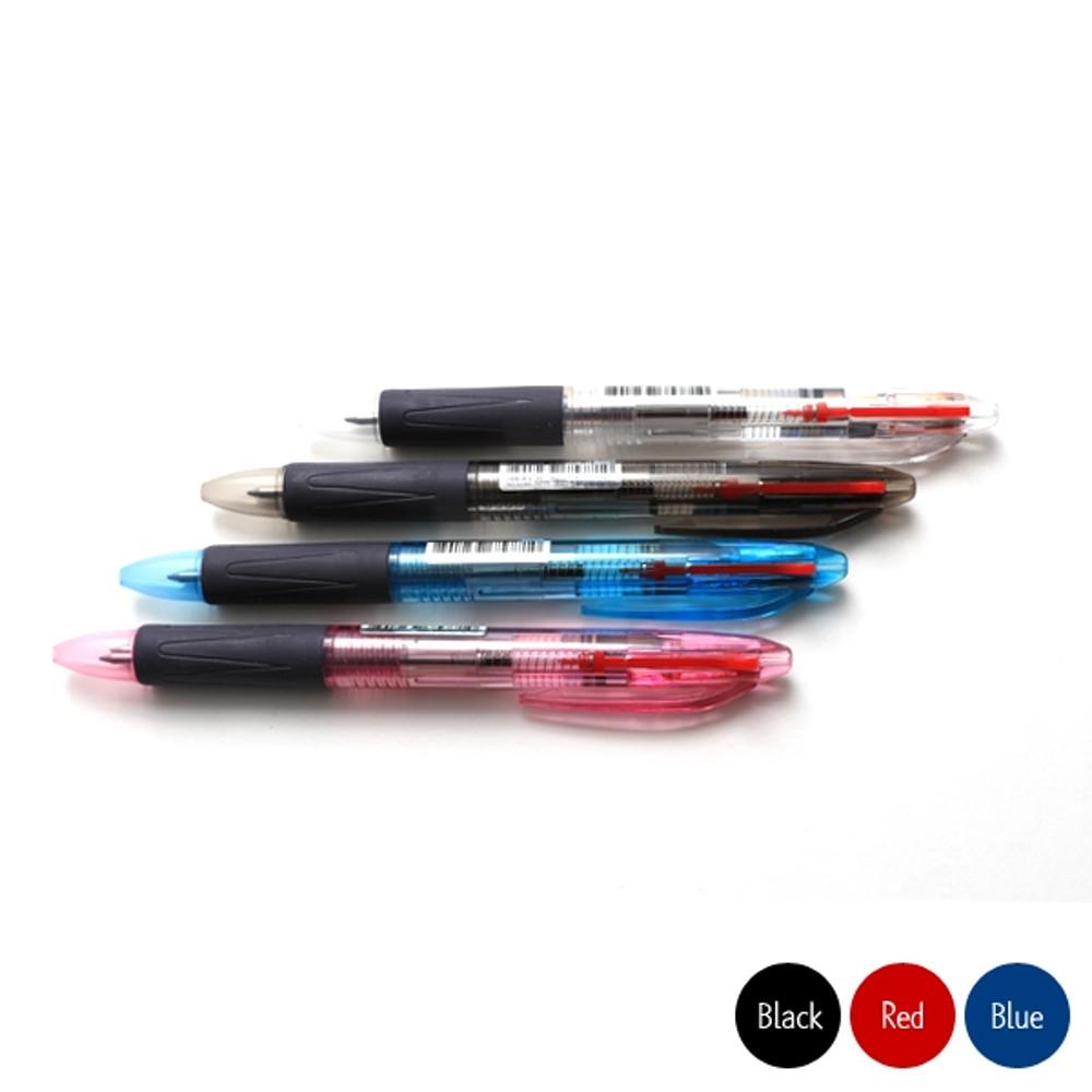 모닝글로리 1000 슬립온 3색볼펜 3색펜