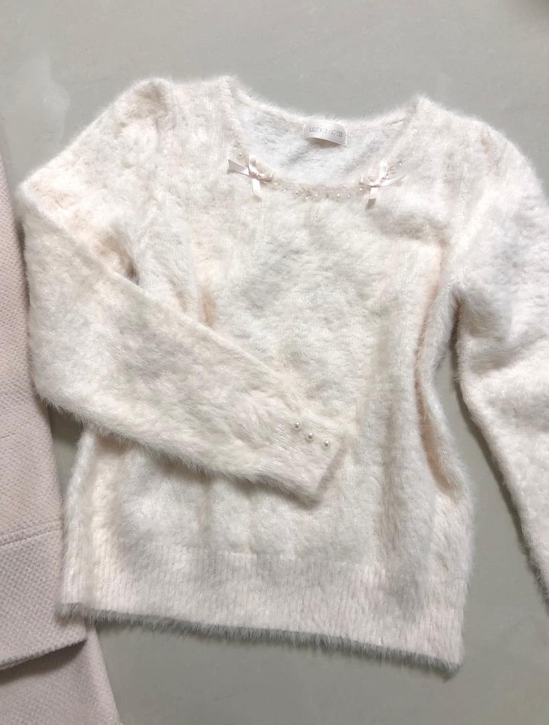 로디스포토 히메갸루 라떼갸루 핑크 니트 | 후루츠패밀리