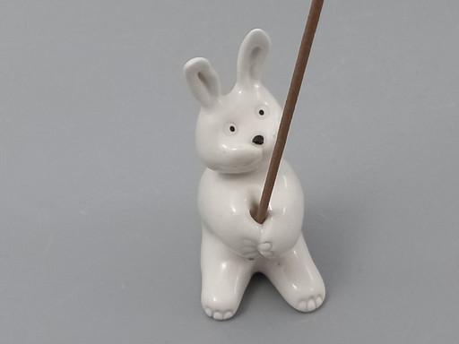 두 손 모은 토끼 향꽂이 인센스홀더