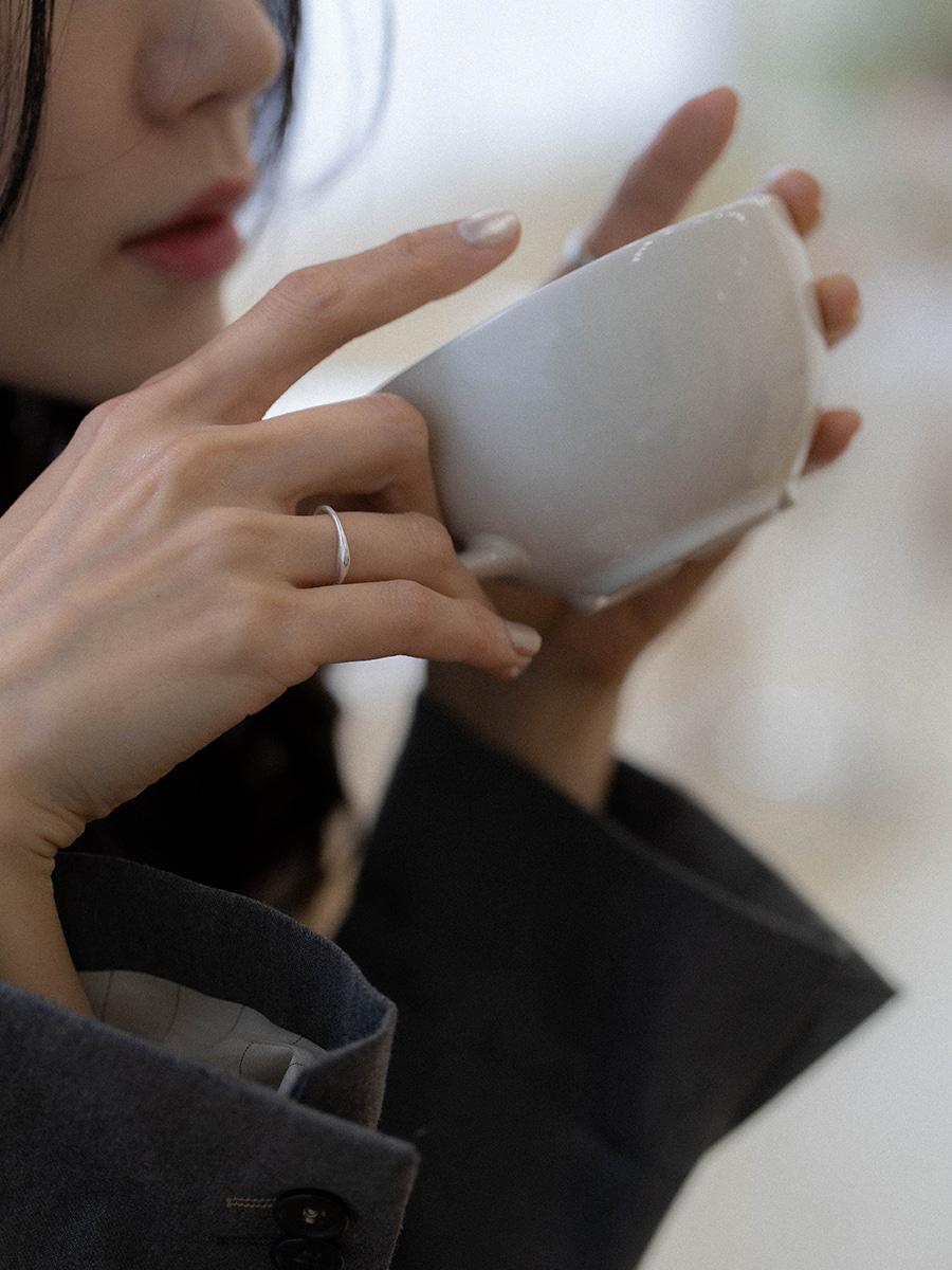 포렌 매트 슬림 반지