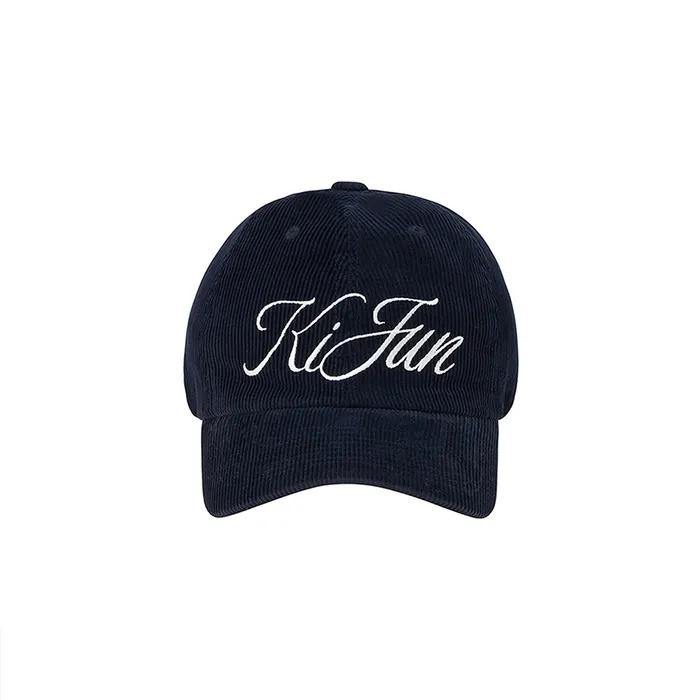 Corduroy Logo Cap Navy