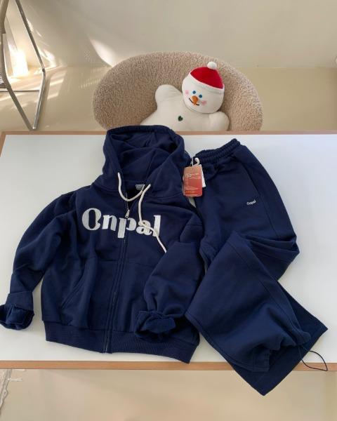 [코디세트 10% 할인] 웜허그 기모 투웨이 조거 & 후드집업 세트