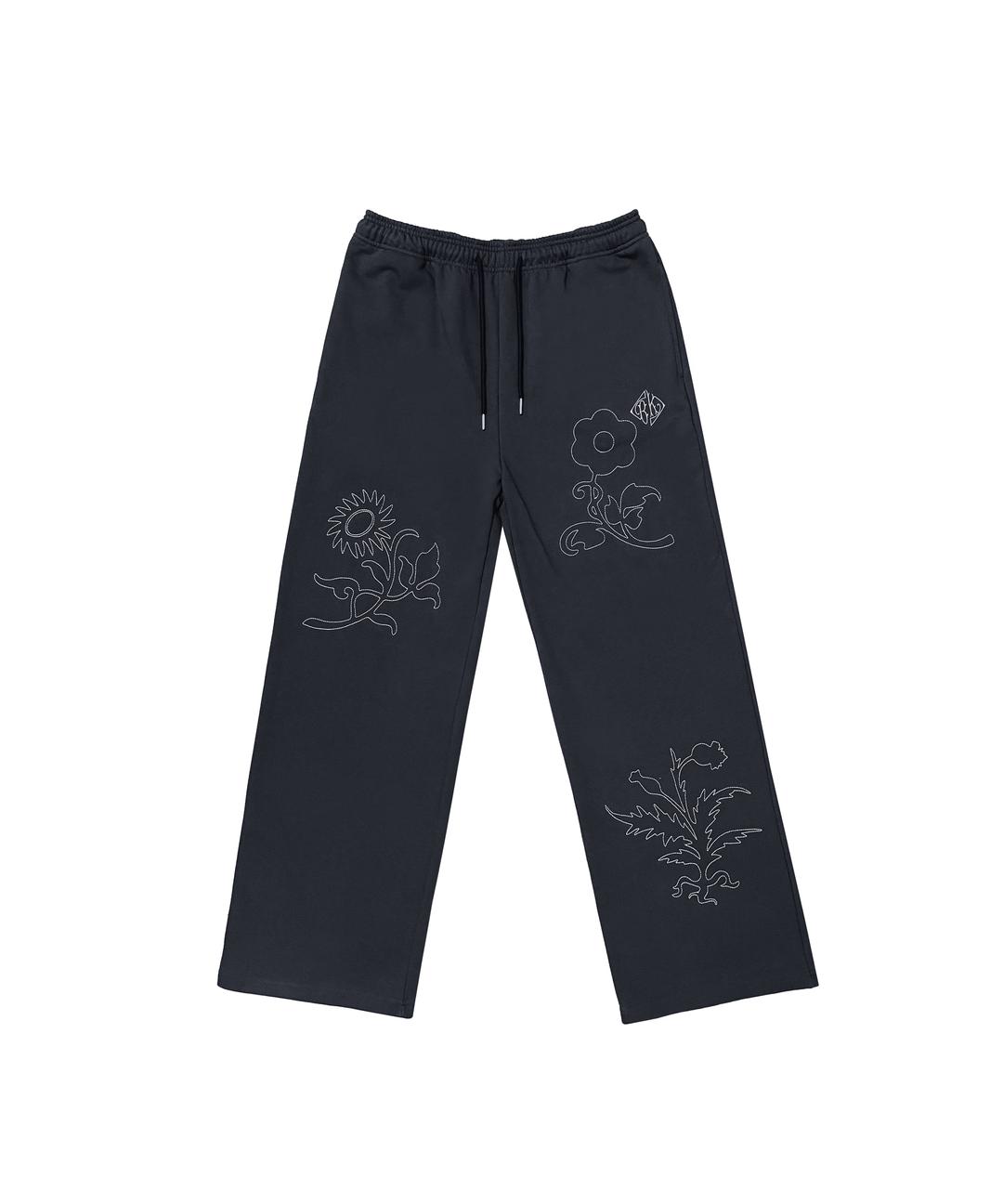 WILD FLOWER SWEATPANTS (NAVY)