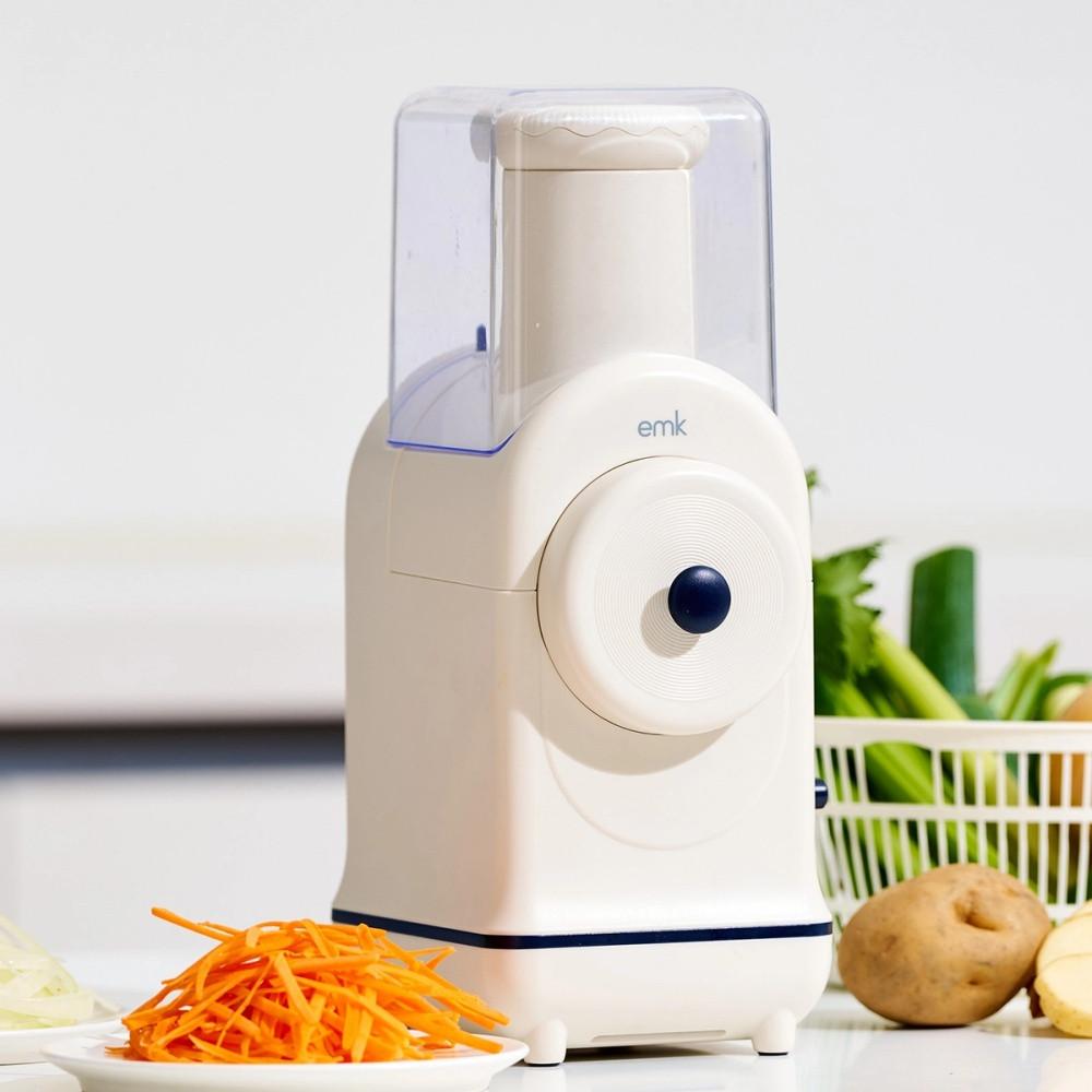 EMK 전자동 오토 슬라이서 전동 만능 채칼 무생채 야채 돌돌이 채써는기계 김장