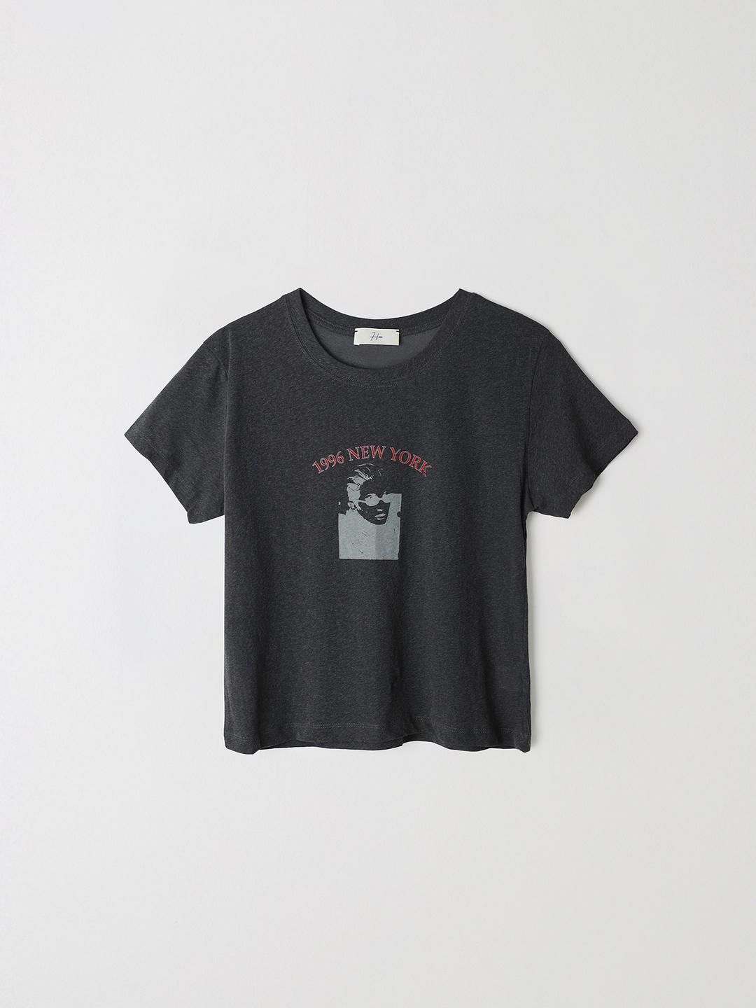 New York Tee - Charcoal
