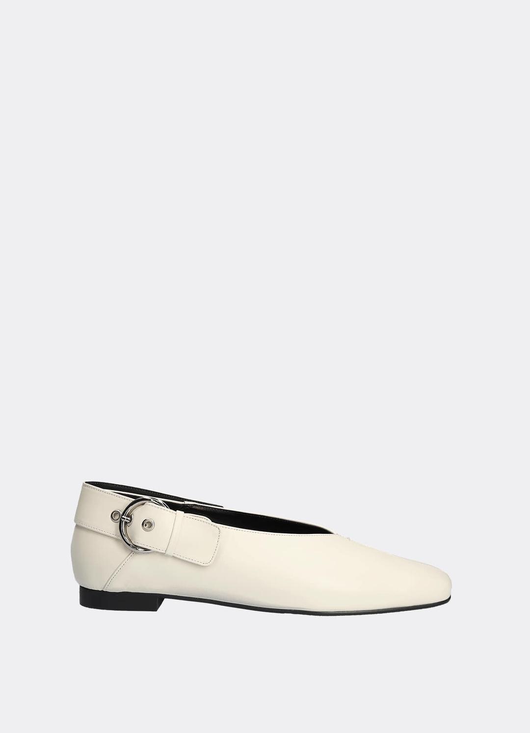 LONG SQUARE TOE 2-WAY LOAFER (IVORY)