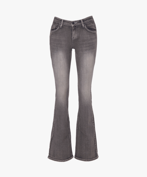 로우라이즈부츠컷 청바지 슬림 골반 그레이진