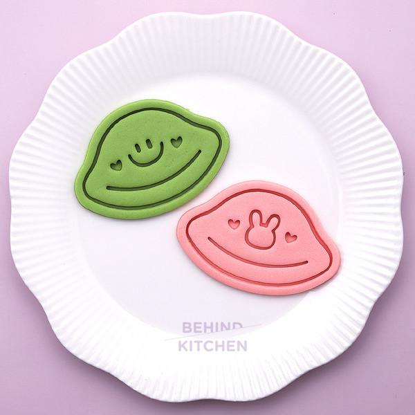 토끼 송편, 스마일 송편 쿠키커터, 귀여운 송편 쿠키틀