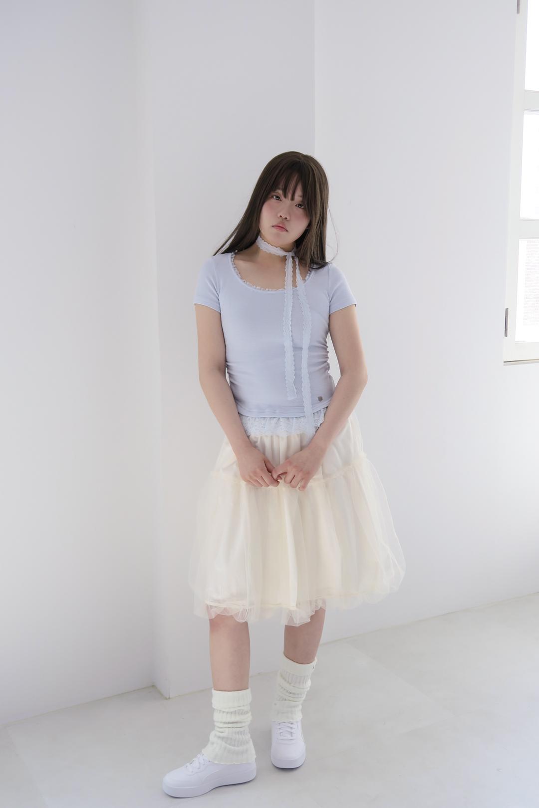 Savon sha balloon midi skirt