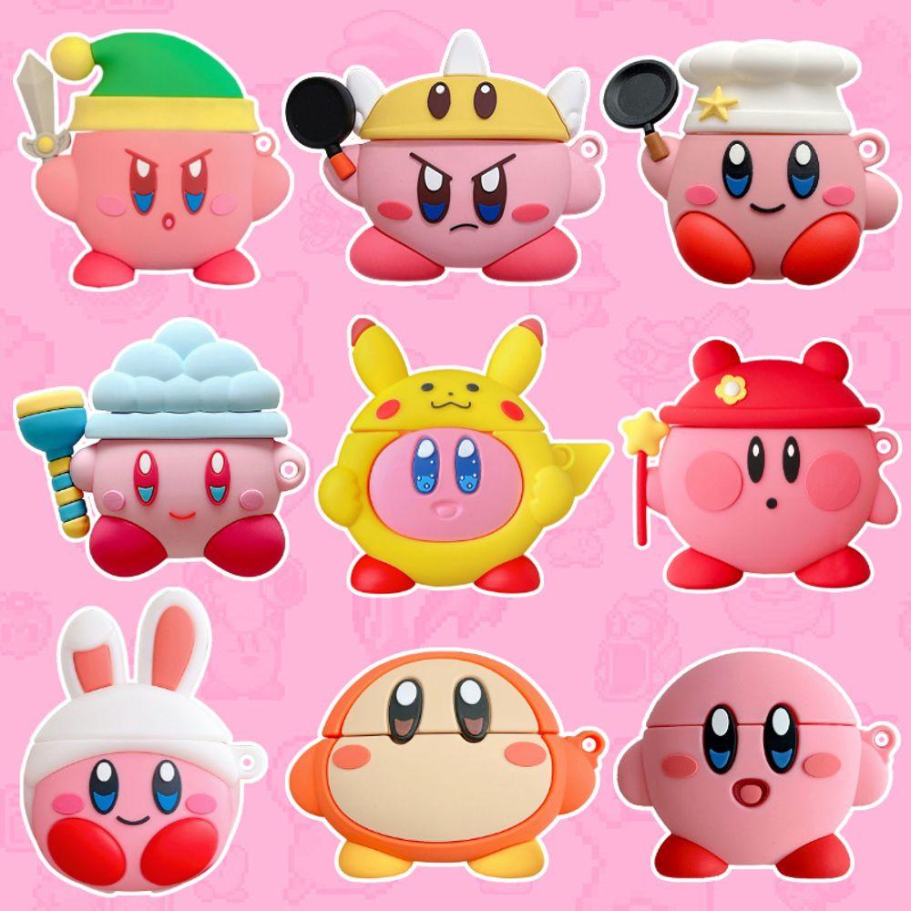 별의커비 에어팟케이스 실리콘 2세대 3세대 닌텐도 캐릭터 악세사리 귀여운 애플호환