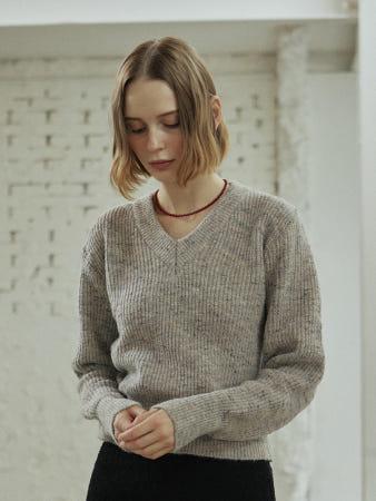 이런 상품 어때요? [엽페] 브이 캐시미어 니트 그레이