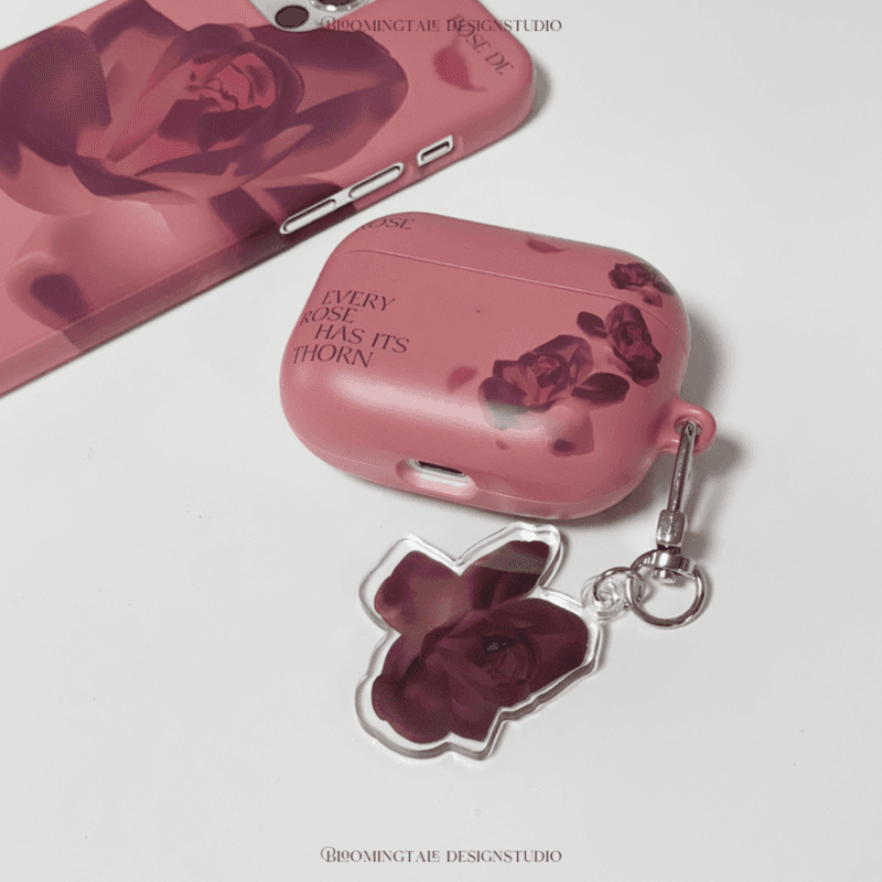 [무광]로즈 이어폰 케이스